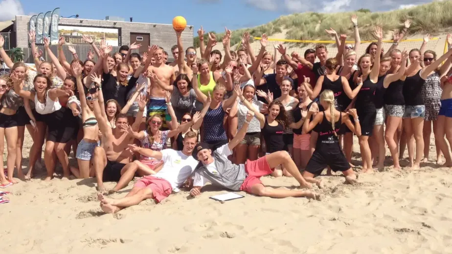 Schoolkamp aan zee.